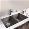 Blanco Subline lavello da cucina, 527347, 350/350-U Subline grigio vulcanico opaco [Lavelli da Cucina > per Base Sottolavello a partire da 80 cm]