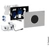 Geberit Sigma10 placca di azionamento Round, 115909SN6, Round Sigma10 [Placche di Scarico > Placche di Scarico per WC]