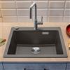 Blanco Pleon lavello da cucina, 527319, 6 Pleon grigio vulcanico opaco [Lavelli da Cucina > per Base Sottolavello a partire da 60 cm]
