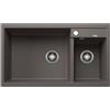 Blanco Metra lavello da cucina, 527304, 9 Metra grigio vulcanico opaco [Lavelli da Cucina > per Base Sottolavello a partire da 90 cm]