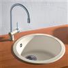 Blanco Rondo lavello da cucina, 527057, Rondo bianco soft opaco [Lavelli da Cucina > per Base Sottolavello a partire da 45 cm]