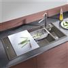 Blanco Axia lavello da cucina, 527228, III 6 S Axia grigio vulcanico opaco [Lavelli da Cucina > per Base Sottolavello a partire da 60 cm]