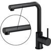 Mariner bocca per rubinetto da cucina Cucina con bocca estraibile, RIC0045-NO, Cucina nero opaco [Rubinetteria da Cucina > Accessori per Rubinetti da Cucina]
