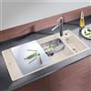 Blanco Axia lavello da cucina, 527045, III 6 S Axia bianco soft opaco [Lavelli da Cucina > per Base Sottolavello a partire da 60 cm]