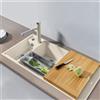 Blanco Axia lavello da cucina, 527044, III 6 S Axia bianco soft opaco [Lavelli da Cucina > per Base Sottolavello a partire da 60 cm]