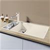 Blanco Axia lavello da cucina, 527047, III 6 S-F Axia bianco soft opaco [Lavelli da Cucina > per Base Sottolavello a partire da 60 cm]