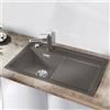 Blanco Zenar lavello da cucina, 527359, 45 S Zenar grigio vulcanico opaco [Lavelli da Cucina > per Base Sottolavello a partire da 45 cm]