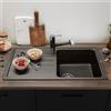 Blanco Sona lavello da cucina, 527334, 5 S Sona grigio vulcanico opaco [Lavelli da Cucina > per Base Sottolavello a partire da 50 cm]