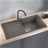 Blanco Favum lavello da cucina, 527267, XL 6 S Favum grigio vulcanico opaco [Lavelli da Cucina > per Base Sottolavello a partire da 60 cm]