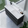 Villeroy & Boch Avento lavabo doppio, evineo ineo4 mobile per lavabo, La: 120 cm; 4 scomparti estraibili con maniglia,, 4A23CKRW+BE0811BM, Avento [Mobili da Bagno > Mobili con Doppio Lavabo]