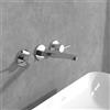 Villeroy & Boch Conum rubinetto lavabo, installazione a parete, TVW12700200061, Conum cromo [Rubinetteria Bagno > Rubinetteria Lavabo]