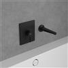 Villeroy & Boch Conum bocca di erogazione vasca, TVT127003000K5, Conum nero opaco [Rubinetteria Bagno > Rubinetteria Vasca]