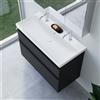 Villeroy & Boch Avento lavabo doppio, evineo ineo4 mobile per lavabo, La: 100 cm; 2 scomparti estraibili con maniglia,, 4156A4RW+BE0810BM, Avento [Mobili da Bagno > Mobili con Doppio Lavabo]