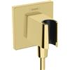 hansgrohe Fixfit Porter E supporto doccetta con attacco per tubo flessibile, 26889990, Fixfit Porter E oro [Rubinetteria Bagno > Prese d'Acqua]