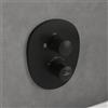 Villeroy & Boch Antao rubinetto doccia da incasso con termostatico, TVS111001000K5, Antao nero opaco [Rubinetteria Bagno > Rubinetteria Doccia]