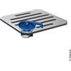 Geberit Universal copertura per scarico bagno, per installazione antivandalo, 388107001, Universal cromo [Canaline Doccia e Scarichi Bagno > Scarichi Bagno]