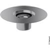 Geberit flangia per scarichi a pavimento Varino, 388101001, Universal acciaio inox [Canaline Doccia e Scarichi Bagno > Accessori per Canaline Doccia e Scarichi Bagno]