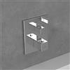 Villeroy & Boch Mettlach rubinetto doccia da incasso con termostatico, TVT12600100061, Mettlach cromo [Rubinetteria Bagno > Rubinetteria Doccia]