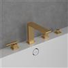 Villeroy & Boch Mettlach rubinetto bordo vasca, miscelatore a due comandi, TVT12600200076, Mettlach oro spazzolato [Rubinetteria Bagno > Rubinetteria Vasca]