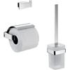 Emco Loft set accessori bagno, 059800100, Loft cromo [Accessori Bagno > Set di accessori da bagno]