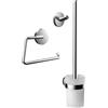 Emco Round set accessori da bagno, 439800100, Round cromo [Accessori Bagno > Set di accessori da bagno]