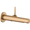 Keuco Edition 400 rubinetto lavabo a parete, 51516031101, Edition 400 bronzo spazzolato [Rubinetteria Bagno > Rubinetteria Lavabo]