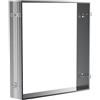 Emco Loft telaio di installazione per armadietto a specchio a incasso, 979800001, Loft argento anodizzato [Armadietti a Specchio > Accessori per Armadietti a Specchio]