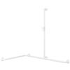 Villeroy & Boch ViCare asta saliscendi, con maniglia di sostegno, 92173168, ViCare bianco [Rubinetteria Bagno > Doccette / Supporti]