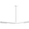 Villeroy & Boch ViCare asta per tenda da doccia, con collegamento a soffitto, 92170568, ViCare bianco [Accessori Bagno > Tende Doccia]