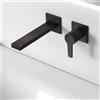 Keuco Edition 11 rubinetto lavabo a parete, 51116370200, Edition 11 nero opaco [Rubinetteria Bagno > Rubinetteria Lavabo]