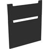evineo ineo5 frontale scomparto estraibile per mobile 100 cm, per sistema di estrazione Hettich, con 2 scomparti estraibili, con maniglie incassate, BL000966, ineo5 nero opaco [Mobili da Bagno > Ricambi per Mobili da Bagno]
