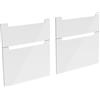 evineo ineo5 frontale scomparto estraibile per mobile 120 cm, per sistema di estrazione Hettich, con 4 scomparti estraibili, con maniglie incassate, BL000957, ineo5 bianco opaco [Mobili da Bagno > Ricambi per Mobili da Bagno]