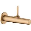Keuco Edition 400 rubinetto lavabo a parete, 51516030101, Edition 400 bronzo spazzolato [Rubinetteria Bagno > Rubinetteria Lavabo]