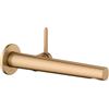 Keuco Edition 400 rubinetto lavabo a parete, 51516032101, Edition 400 bronzo spazzolato [Rubinetteria Bagno > Rubinetteria Lavabo]