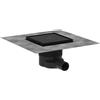 hansgrohe RainDrain Brilliance scarico bagno, set completo, per installazione standard DN 40, 56251670, RainDrain Brilliance nero opaco [Canaline Doccia e Scarichi Bagno > Scarichi Bagno]