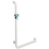 Hewi 801 asta saliscendi, con maniglia di sostegno, 801.33.2160, 801 bianco puro/acqua [Rubinetteria Bagno > Doccette / Supporti]