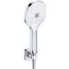 Duravit Universal set doccia con supporto, 3 tipi di getto, UV0712001005, Universal cromo/bianco [Rubinetteria Bagno > Set Doccia]