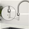 Villeroy & Boch doccetta per rubinetto da cucina monocomando Steel Expert Compact, 927305LC, Steel Expert Compact acciaio inox spazzolato [Rubinetteria da Cucina > Accessori per Rubinetti da Cucina]