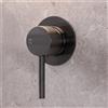 Mariner Logica miscelatore monocomando per rubinetto lavabo, per corpo incasso smart, LOG1111-GM, Logica antracite spazzolato [Rubinetteria Bagno > Ricambi Rubinetteria Bagno]