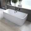 Duravit Collection One vasca da bagno a parete, con pannello laterale, 700615000000000, Collection One bianco opaco [Vasche da Bagno > Vasche da Bagno a Parete]
