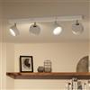Philips Bracia faretto, LED, 4 luci, 8720169174801, Bracia [Lampade per Interni > Punti Luce e Faretti]