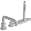 hansgrohe Tecturis S rubinetto bordo vasca, miscelatore monocomando, 73447700, Tecturis S bianco opaco [Rubinetteria Bagno > Rubinetteria Vasca]