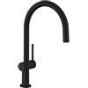hansgrohe Talis M54 rubinetto da cucina, orientabile, 72843670, Talis M54 nero opaco [Rubinetteria da Cucina > Rubinetti da Cucina]