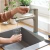 hansgrohe Zesis M33 rubinetto da cucina, estraibile, orientabile, 74822800, Zesis M33 acciaio inox spazzolato [Rubinetteria da Cucina > Rubinetti da Cucina]