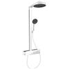 hansgrohe Rainfinity colonna doccia con termostatico, 28742700, Rainfinity bianco opaco/grafite [Rubinetteria Bagno > Colonne Doccia]