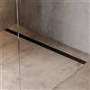 hansgrohe RainDrain Match Plus copertura per canalina doccia, 56215670, RainDrain Match Plus nero opaco [Canaline Doccia e Scarichi Bagno > Canaline Doccia]