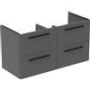 Ideal Standard i.life B mobile sottolavabo, 4 scomparti estraibili, T5278NG, i.life B [Mobili da Bagno > Mobili Lavabo]