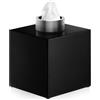Decor Walther CLUB portasalviette, 0858660, CLUB KB CLUB nero opaco/cromo [Accessori Bagno > Scatole Portasalviette]