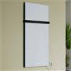 Corpotherma Glas riscaldamento a infrarossi, con portasciugamani, IRGS600600400+IRZ003SM, Glas nero/nero opaco [Radiatori > Riscaldamento a infrarossi]