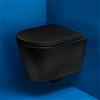 Kartell LAUFEN WC sospeso con Silent Flush, H8213310200001, Kartell LAUFEN nero lucido [WC > WC Sospesi]